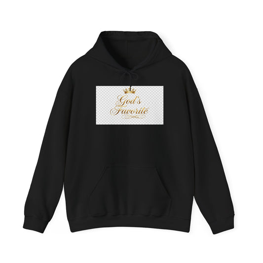 God's Favorite - Elegant Gold Script Hoodie